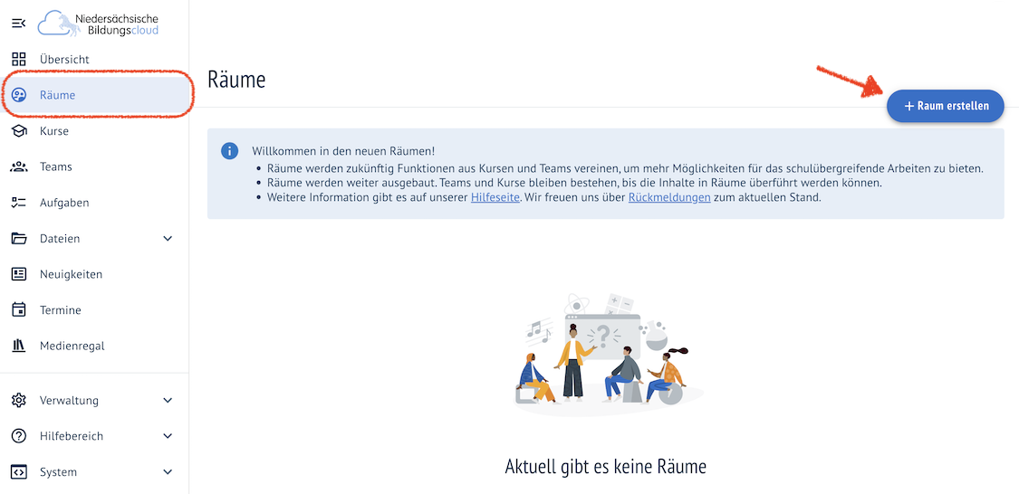 Raum anlegen