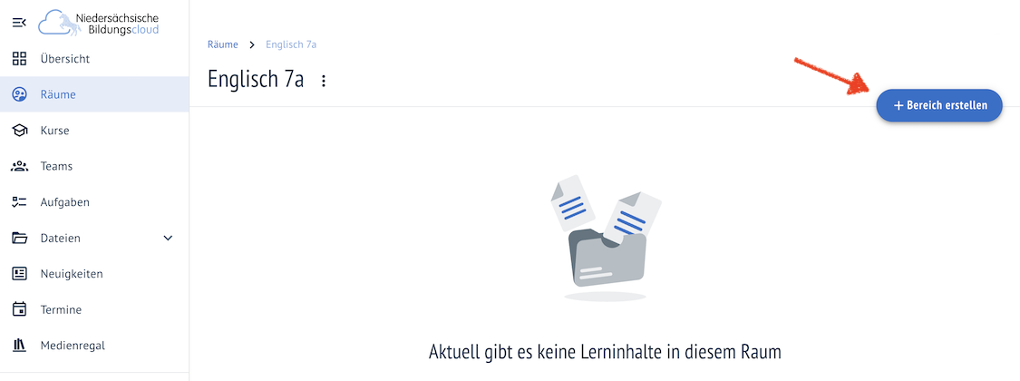 Bereich erstellen