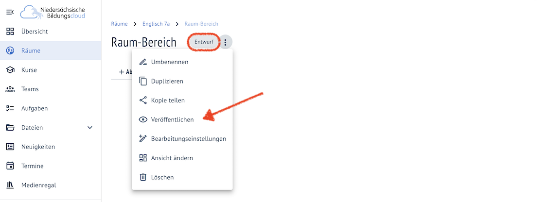 Sichtbar machen