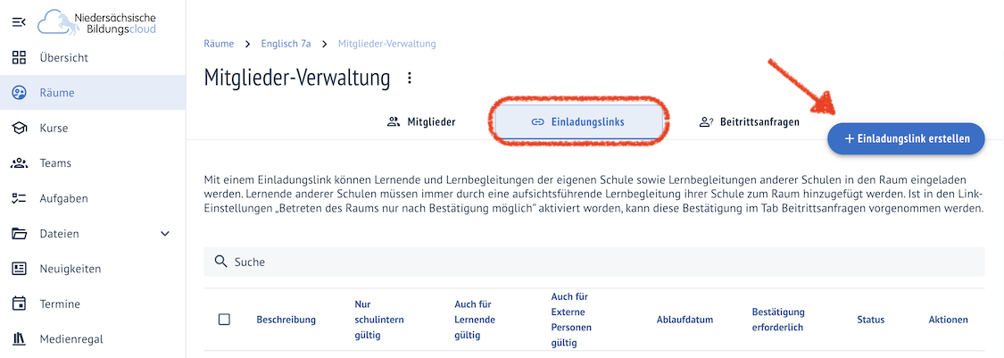 Link ertellen