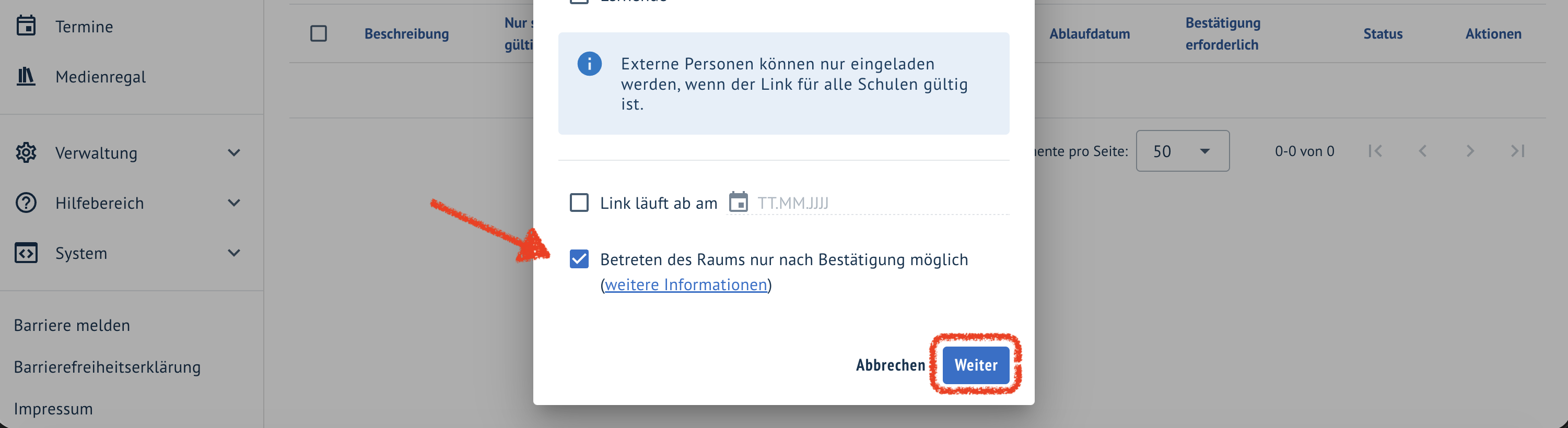 Link erstellen