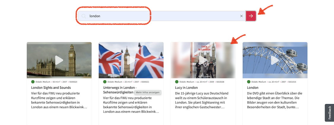 Medium auswählen (2)