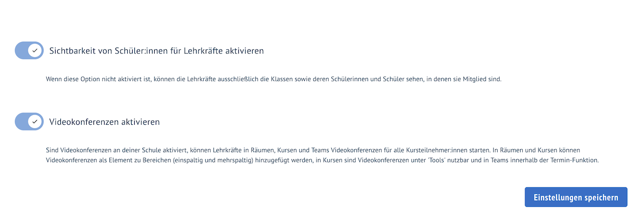 Einstellungen